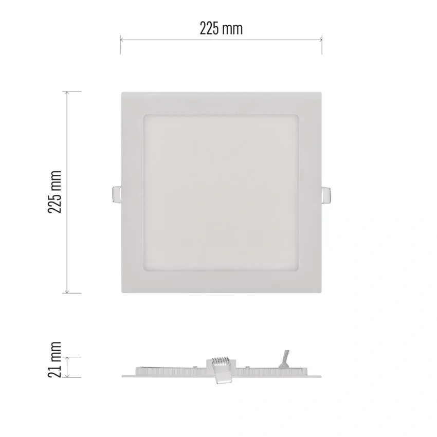 EMOS ZD2144 NEXXO - Podhledový LED panel, 18W, 1500lm, 3000K, IP40/IP20, 22,5 x 22,5cm