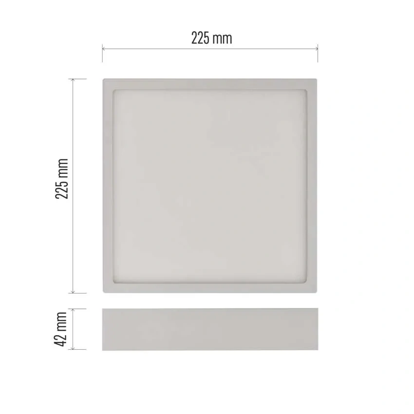 EMOS ZM6145 NEXXO - Přisazený stropní LED panel v bílé barvě, 21W, 1900lm, 4000K, IP40/IP20, 22,5 x 22,5cm