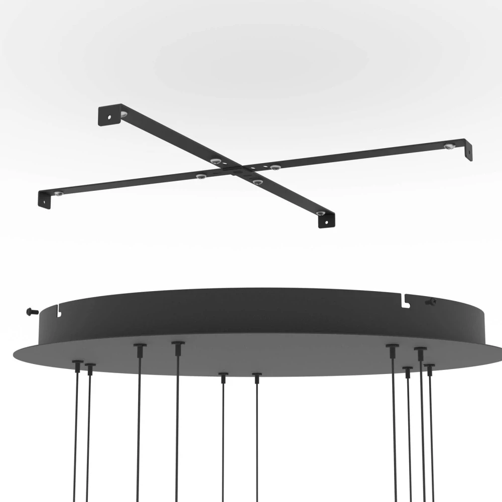 Eglo 390434 HORTUNAS - Závěsné LED pětiramenné svítidlo, LED 29W, 3000K, Ø 50cm