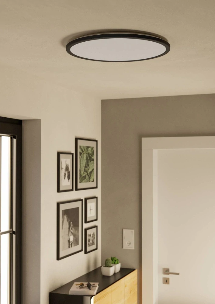 Eglo ZIGBEE 901465 ROVITO-Z - Stropní LED kulaté RGB svítidlo ovládané ovladačem, nebo z mobilní aplikace, LED 16,8W, Ø 50cm, IP44