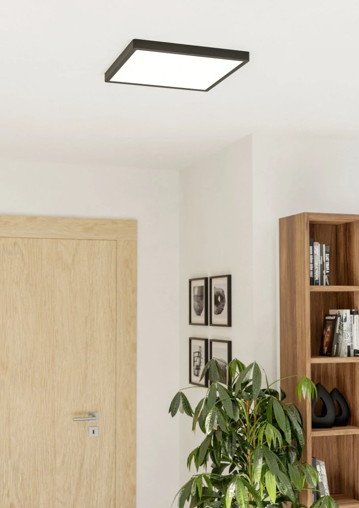 Eglo ZIGBEE 901728 FUEVA 6-Z - Stropní LED čtvercové RGB svítidlo ovládané ovladačem, nebo z mobilní aplikace, LED 17,8W, 39 x 39cm, IP44