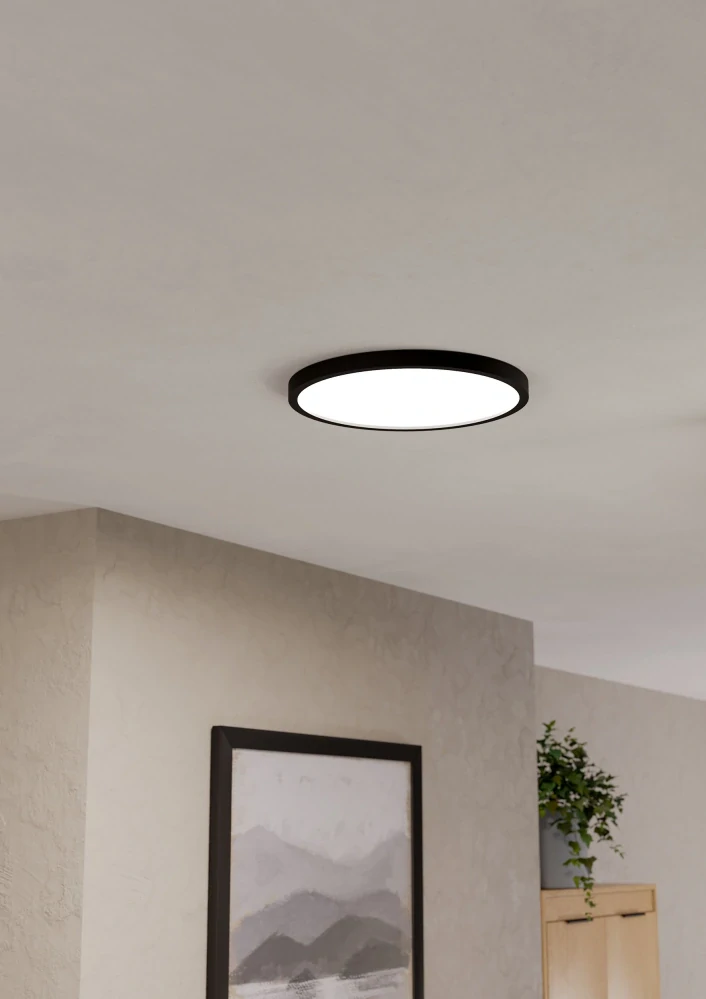 Eglo ZIGBEE 901725 FUEVA 6-Z - Stropní LED kulaté RGB svítidlo ovládané ovladačem, nebo z mobilní aplikace, LED 17,5W, Ø 39cm, IP44