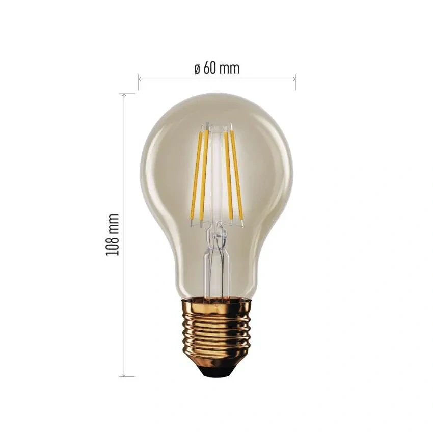 Emos Z55032 DECO VINTAGE BULB - Retro LED dekorativní žárovka A60, 4,5W, 2200K