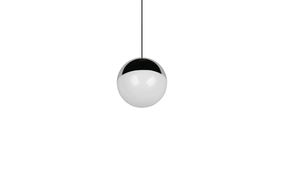 Trio Leuchten R33551106 SENTA - Závěsné barové svítidlo se stínidlem v lesklém chromu, LED 5W, 4000K