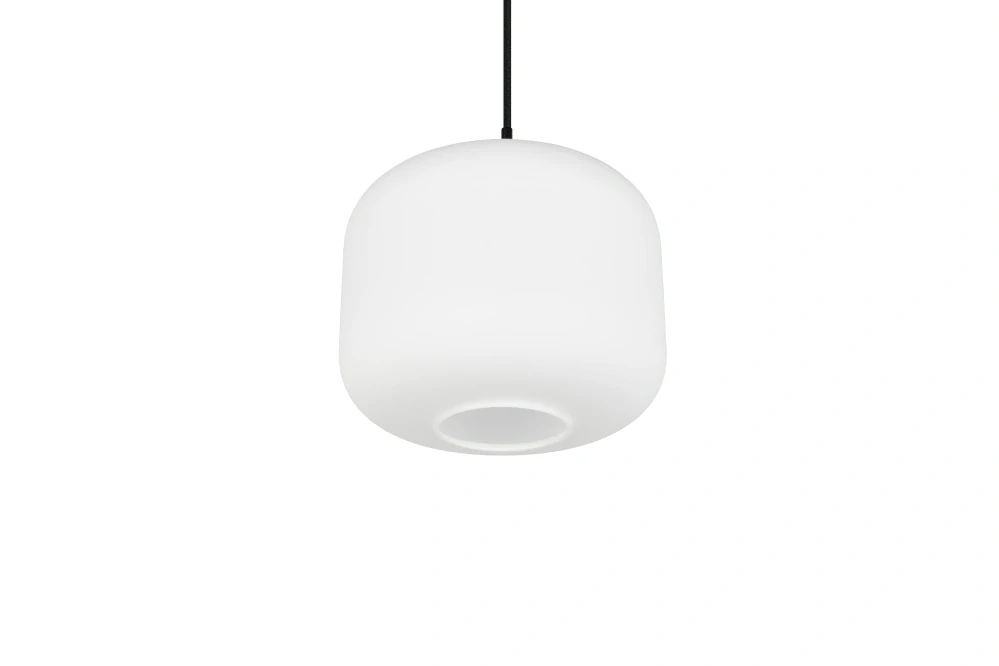 Trio Leuchten R36861901 SIGNE - Závěsný kuchyňský lustr se skleněným mléčným stínidlem, 1 x E27, Ø 25cm