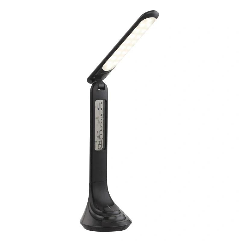 Globo 58329W TYREL - LED přenosná nabíjecí stolní lampa černá s displejem