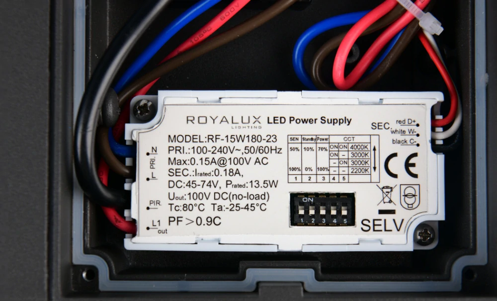 Trio Leuchten 538669142 RAVI - LED venkovní antracitové stojací svítidlo s pohybovým senzorem, IP54, LED 13W, 2200+3000+4000K, 50cm