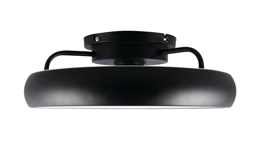 Trio Leuchten R69182132 MUONIO - Stropní LED černý ventilátor s dálkovým ovladačem, LED 20W, 2300lm, 2700-6500K, Ø 40cm