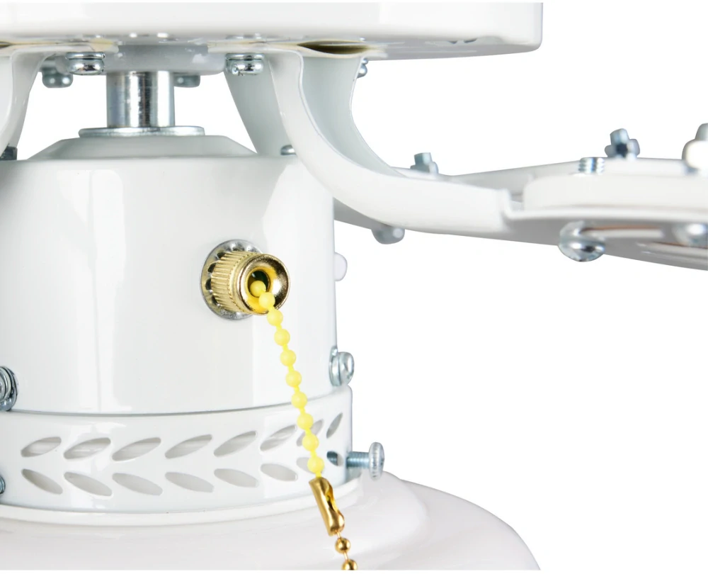 Trio R66592031 HAMMERFEST - Stropní ventilátor s osvětlením v dekoru dřeva nebo bílé barvě, 1 x E27, Ø 106,5cm