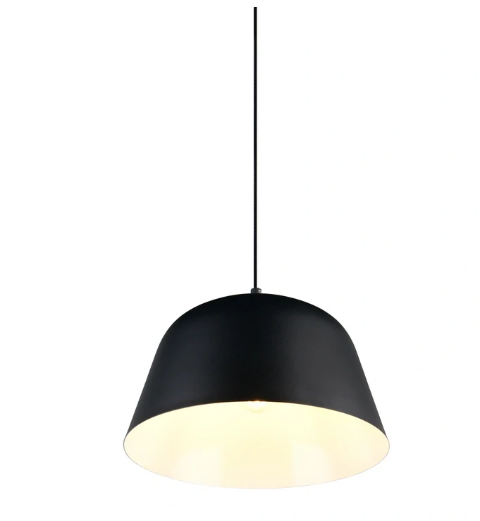Trio Leuchten R36411032 TOVA - Závěsný černý stahovací lustr do kuchyně, 1 x E27, Ø 30cm