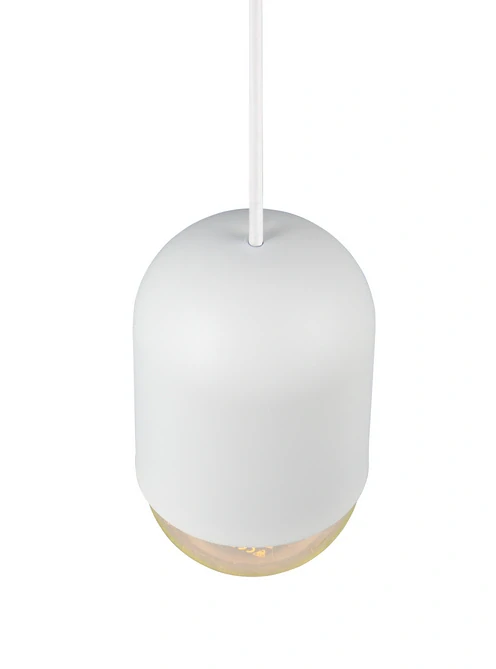 Trio Leuchten R36311031 NARA - Závěsné bílé kuchyňské svítidlo, 1 x E27