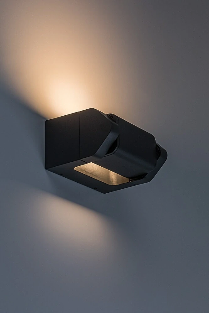 Rabalux 77103 MEDNA - LED venkovní antracitové nástěnné svítidlo, LED 8W, 3000K, IP54