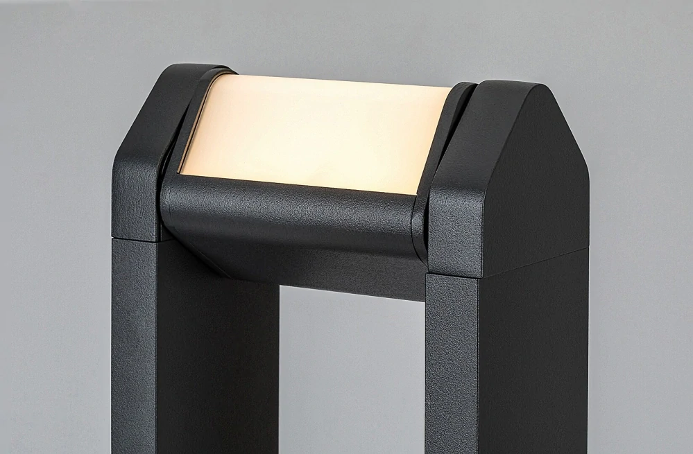 Rabalux 77104 MEDNA - LED venkovní antracitová stojací lampa, LED 8W, 3000K, IP54, 65cm