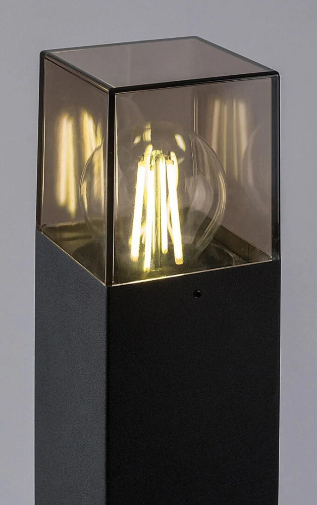Rabalux 77082 LOANDA - Stojací venkovní lampa v černé barvě, 1 x E27, IP44, 65cm
