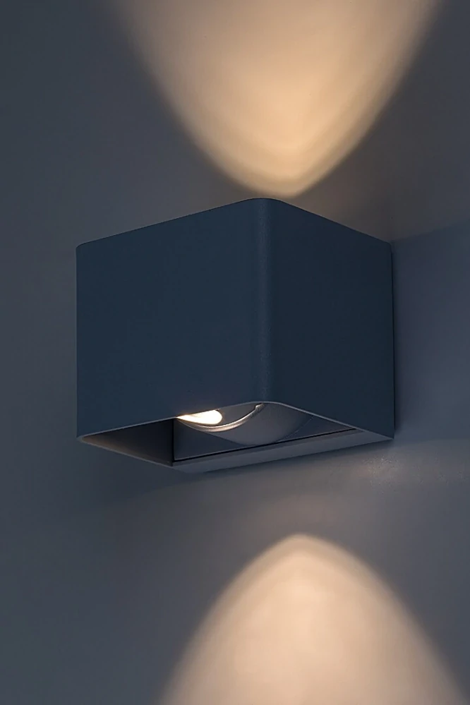 Rabalux 77170 HALLSTATT - LED nástěnné svítidlo v šedé barvě, LED 10W, 3000K, IP54