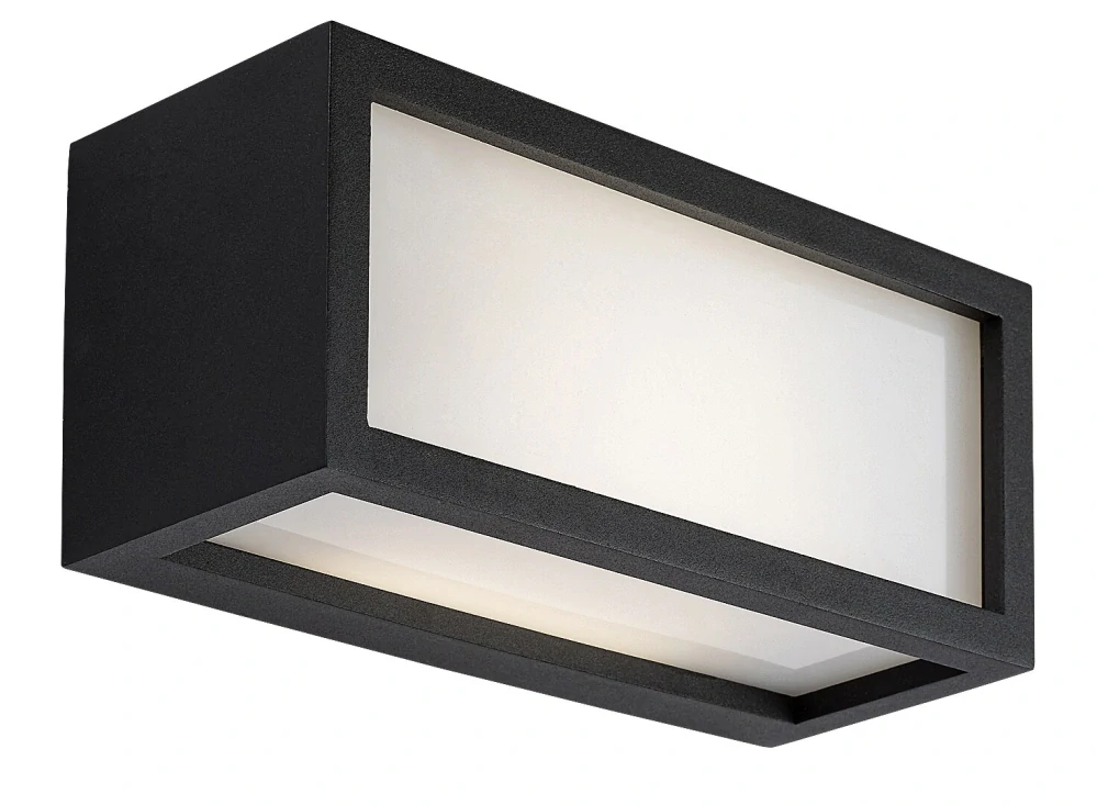 Rabalux 77099 LUBLIN - LED venkovní nástěnné svítidlo v černé barvě, LED 10W, 4000K, IP54