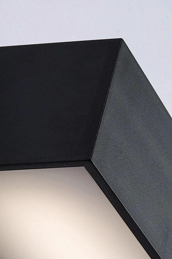 Rabalux 7935 HALDEN - Nástěnné LED venkovní svítidlo v černé barvě, LED 9W, 4000K, IP65