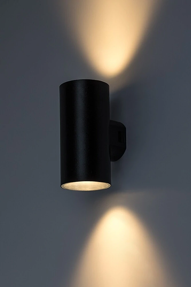 Rabalux 77155 URFA - Nástěnné LED venkovní svítidlo v černé barvě, LED 18W, 2700 / 4000 / 6500K, IP65