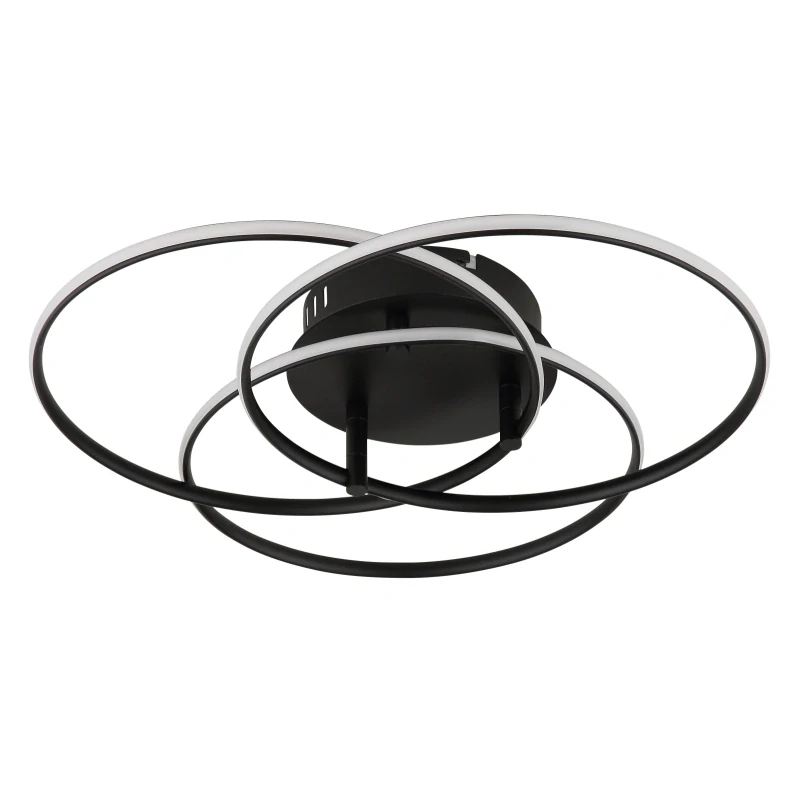 Globo 67355-40 KOMBOS - Stropní LED svítidlo v černé barvě, LED 40W, 4000K, Ø 45cm 