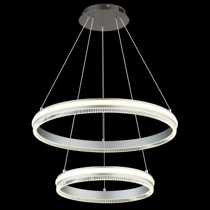 Globo 67377-60H FRANCINE - Stmívatelný moderní závěsný lustr nad stůl nebo sedačku s dálkovým ovladačem, LED 60W, 2700 - 6000K, 60cm
