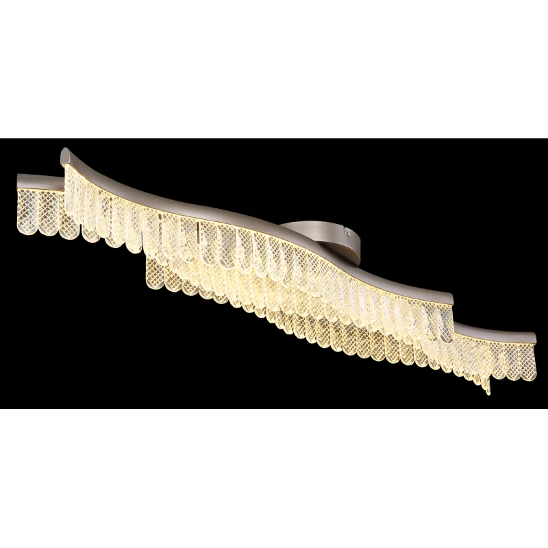 Globo 67348D JULIET - Moderní stropní křišťálový lustr, LED 35W, 3200K, 108cm