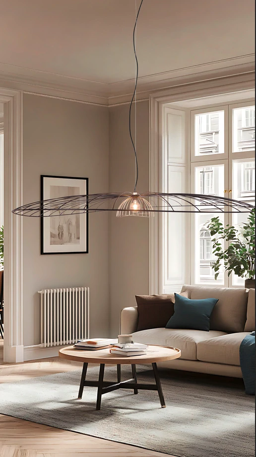 Trio Leuchten R36791932 LAURIS - Závěsné retro černo zlaté svítidlo 1 x E27, Ø 200cm