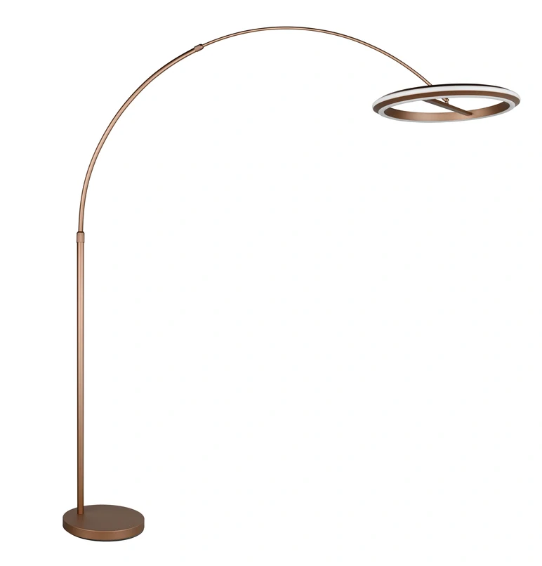 Trio Leuchten 442410165 AMADOR - Stmívatelná LED stojací oblouková lampa se změnou barvy světla, LED 21W, 2300+3000+4000K, 205cm