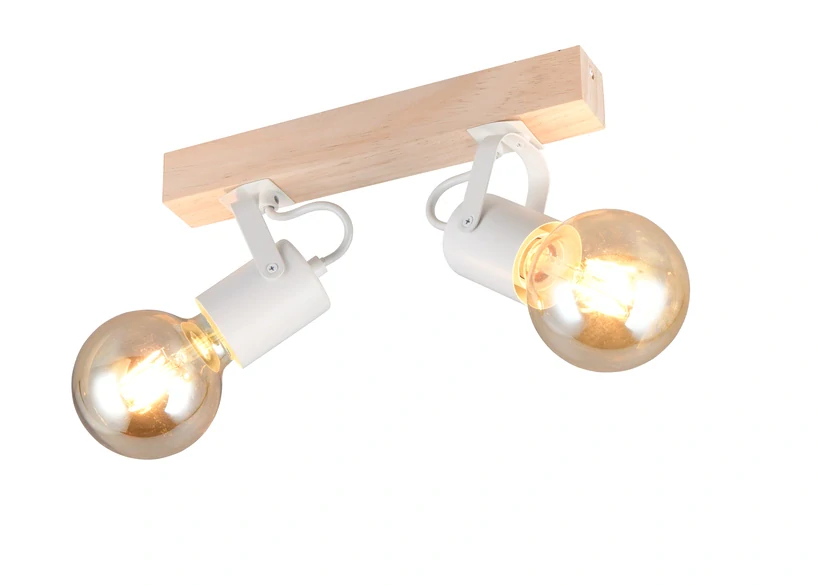 Trio Leuchten R86662031 LYNAR - Sropní dvoubodové svítidlo v retro stylu, 2 x E27
