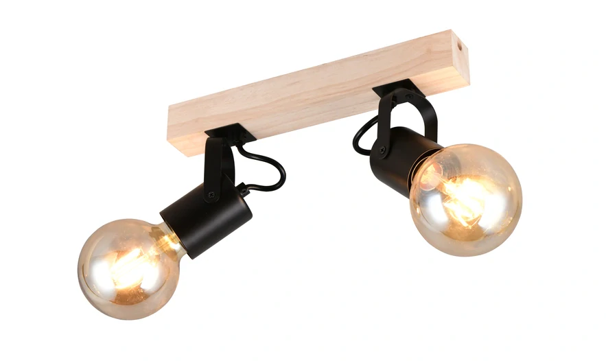 Trio Leuchten R86662032 LYNAR - Sropní dvoubodové svítidlo v retro stylu, 2 x E27