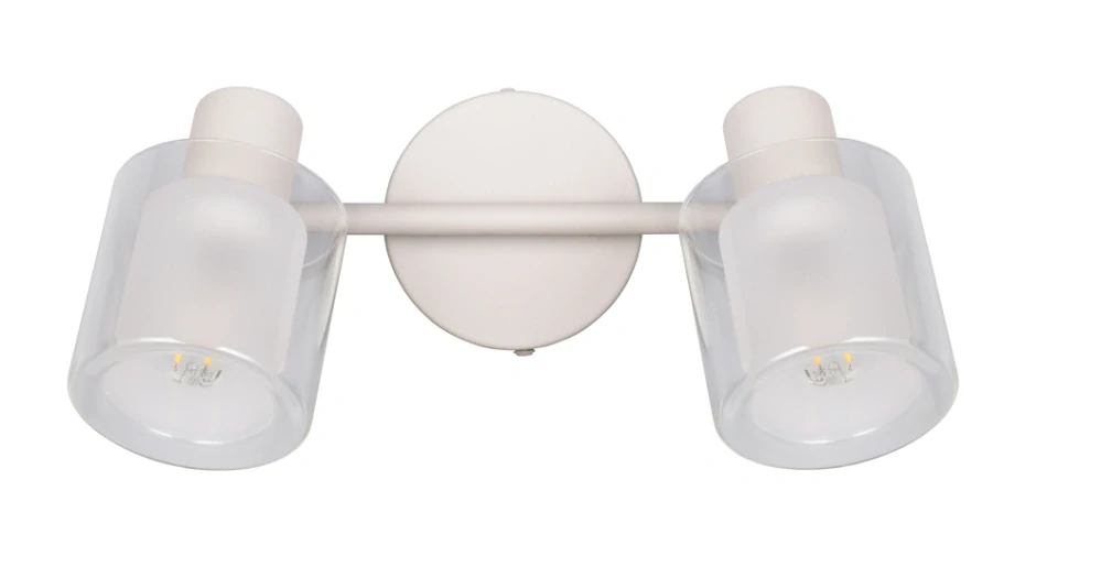 Trio Leuchten R88162076 NERALO - Nástěnná nebo stropní lampa v teple šedé barvě, 2 x E14