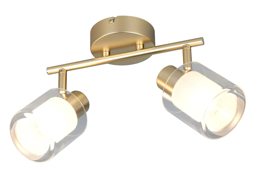 Trio Leuchten R88162079 NERALO - Nástěnná nebo stropní lampa ve zlaté barvě, 2 x E14
