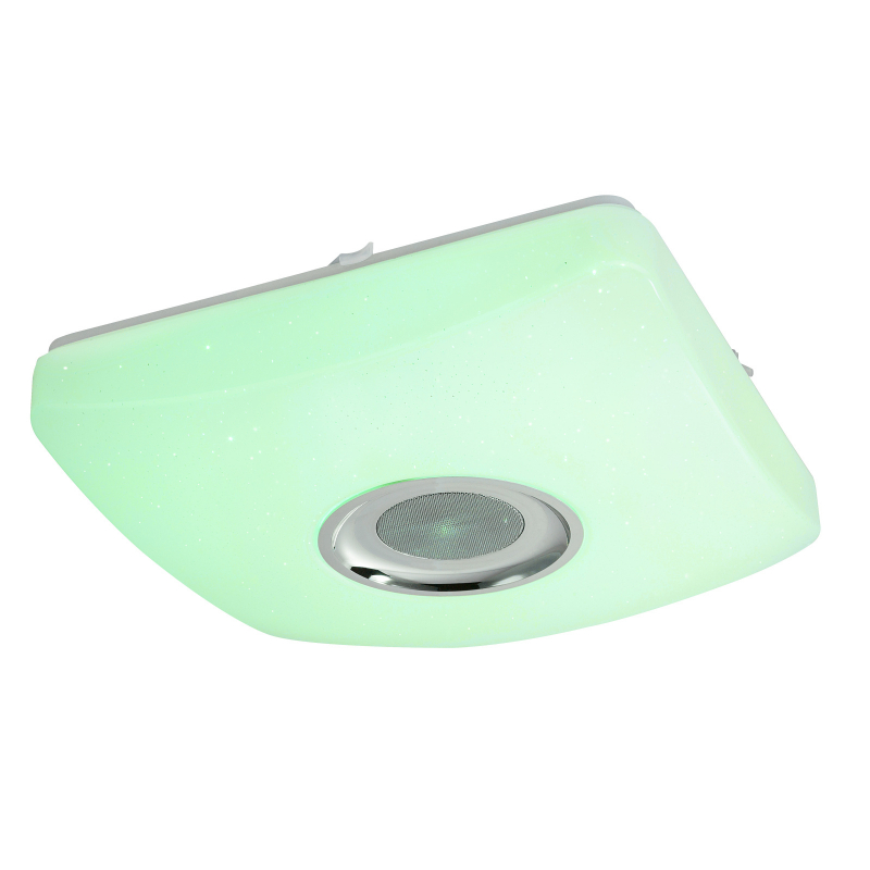 Globo 41349-18 AYLEEN - RGB svítidlo s 5W reproduktorem + dálkový ovladač, LED 18W 37 x 37cm