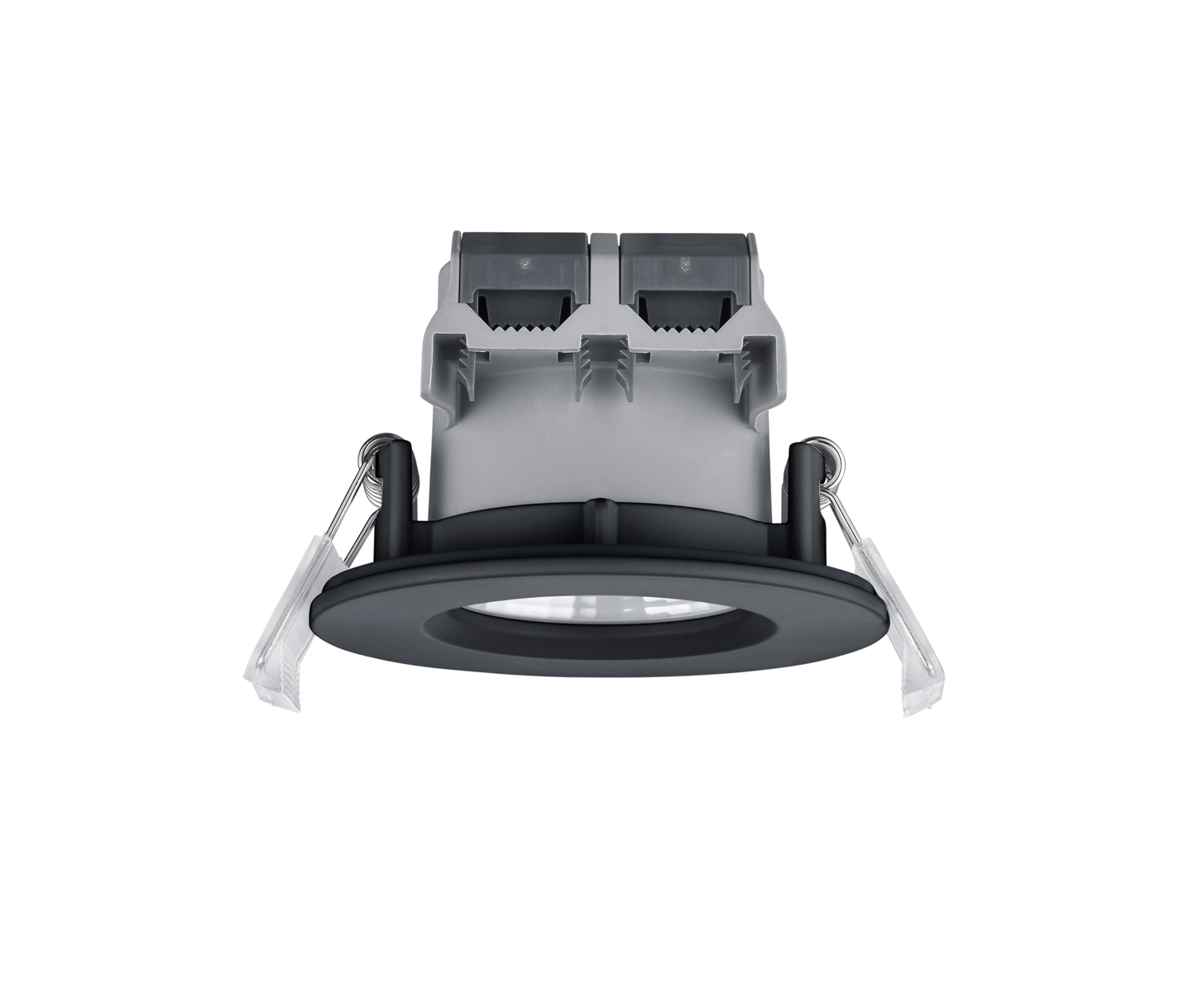 Trio Leuchten 650710132 ZAGROS - LED podhledové stmívatelné svítidlo do koupelny Ø 8,5cm, 5,5W, 3000K, IP65, černá