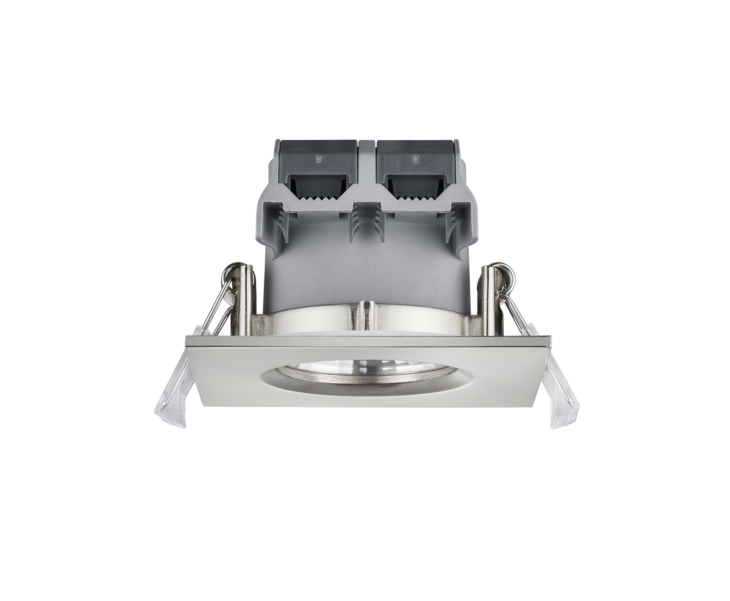 Trio Leuchten 650610107 ZAGROS - LED podhledové stmívatelné svítidlo do koupelny  8,5 x 8,5cm, 5,5W, 3000K, IP65, matný nikl