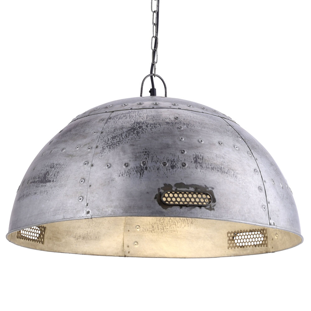 Leuchten Direkt 11494-77 SAMIA- Industriální kovový lustr 1 x E27, Ø 60cm