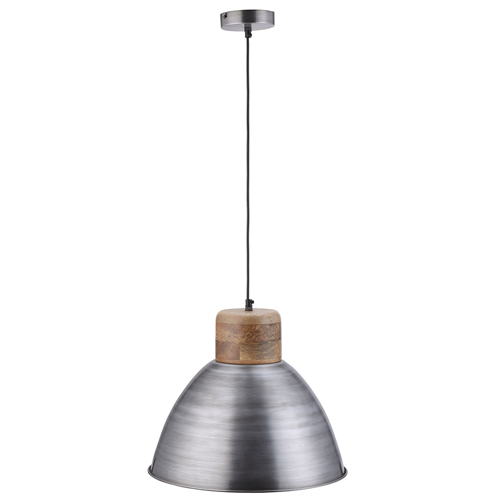 Leuchten Direkt 11985-77 SAMIA- Industriální kovový lustr 1 x E27, Ø 42cm