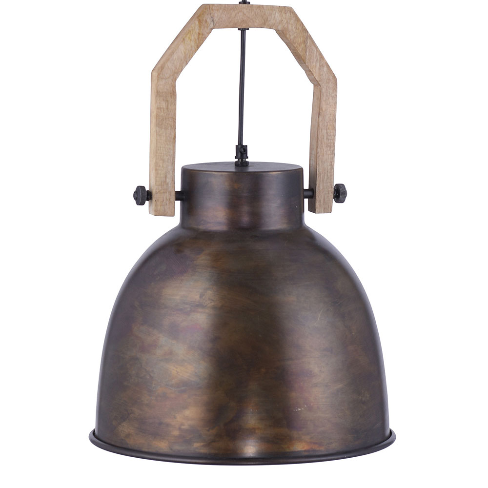 Leuchten Direkt 11986-18 SAMIA- Industriální kovový lustr 1 x E27, Ø 32,5cm