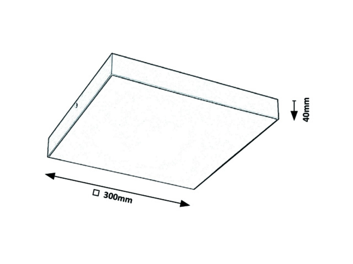 Rabalux 7896 TARTU - LED moderní  venkovní stropní nebo nástěnné svítidlo v bílé barvě, 24W, 2800K, 4000K, 6000K, IP44, 30 x 30cm