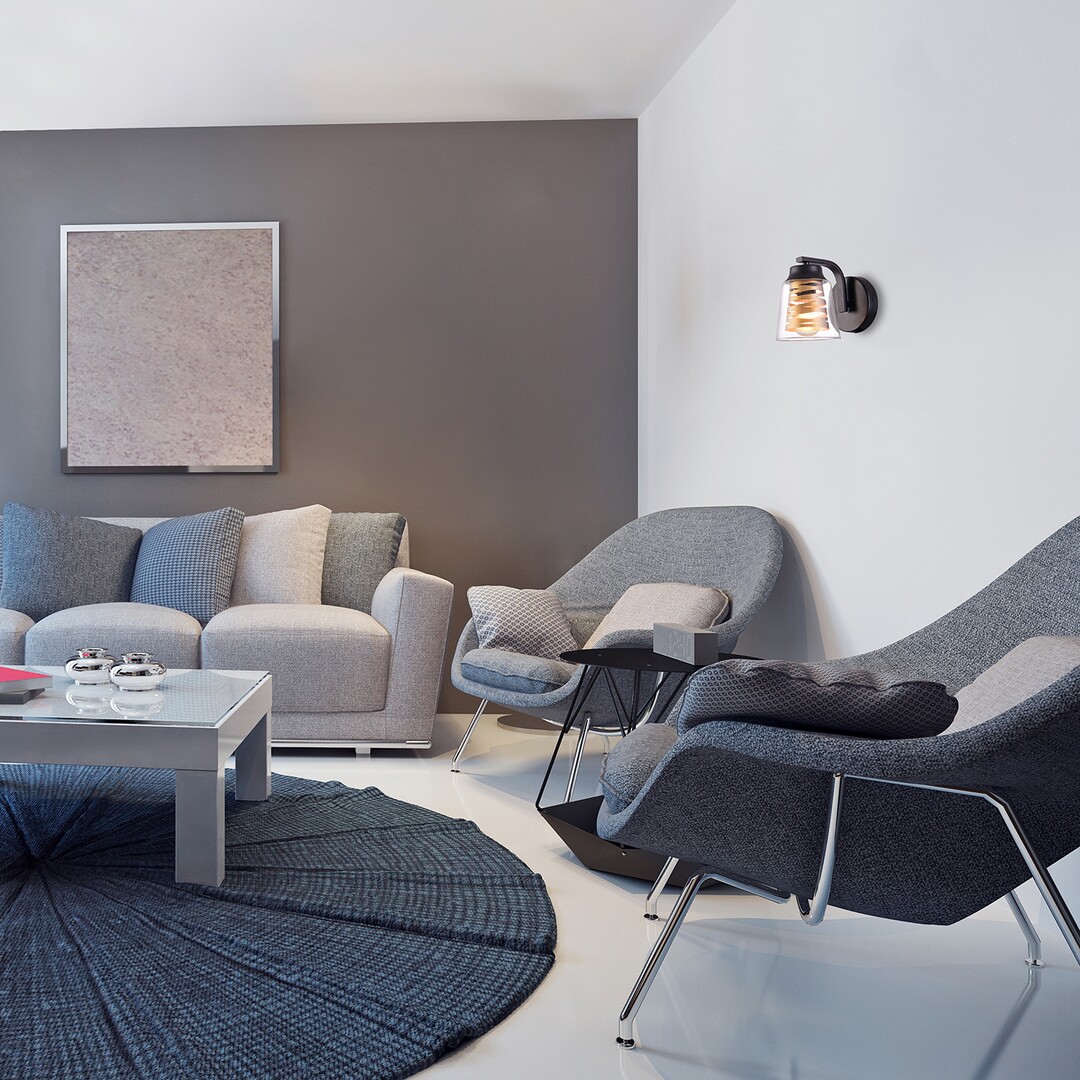 Rabalux 3542 ZENAIDA - Moderní nástěnná lampička bez vypínače, 1 x E27