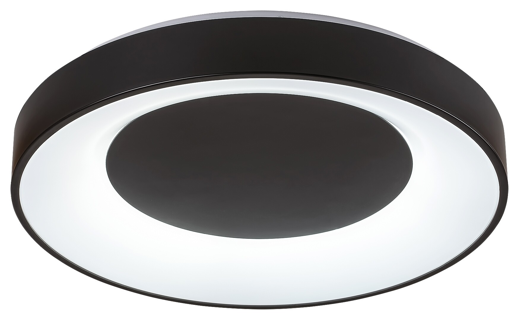 Rabalux 3082 CEILO - LED stropní svítidlo v černé barvě, stmívatelné ovladačem, 38W, 3000 - 6500K, Ø 48cm