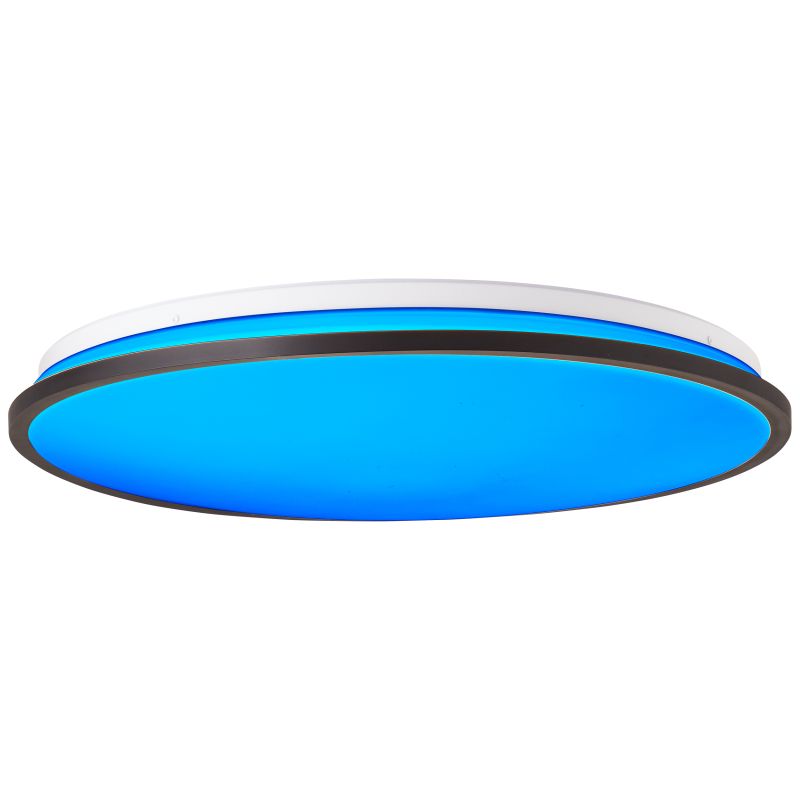 Brilliant G99786/06 HEIDA - Stropní LED RGB svítidlo s dálkovým ovladačem, LED 30W, 3000 - 6500K + RGB, Ø 49cm