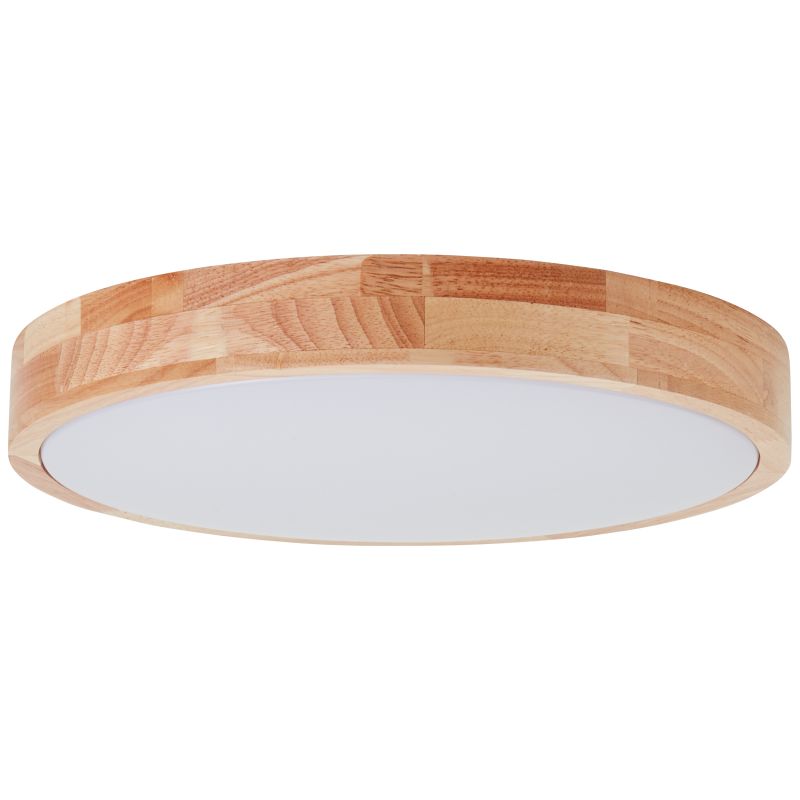 Brilliant G99524/75 SLIMLINE - Stropní LED dřevěné svítidlo, LED 22W, 3000K, Ø 39cm