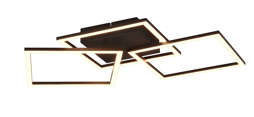 Trio Leuchten R64493132 TRAIL - Moderní LED stropní lustr s natáčecími rameny, LED 31W, 3000K, 74,5 x 35,2cm
