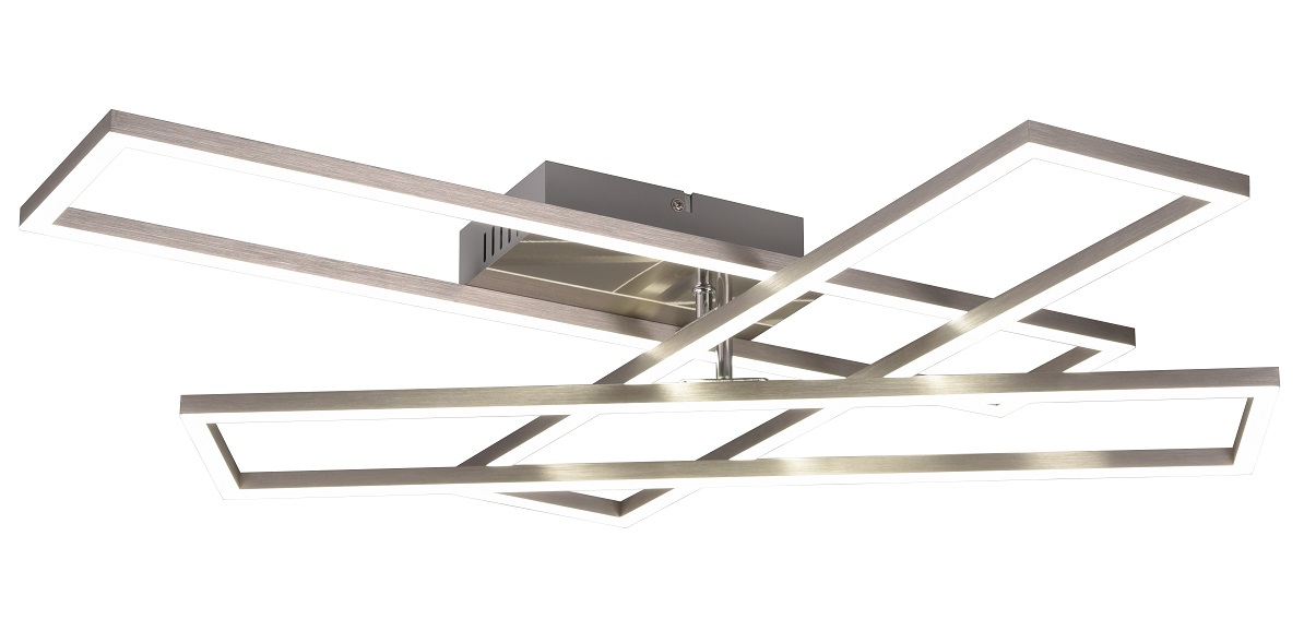 Trio Leuchten R64423107 CORSO - Moderní LED stropní lustr s natáčecími rameny s dálkovým ovladačem, LED 36W, 2700 - 6000K