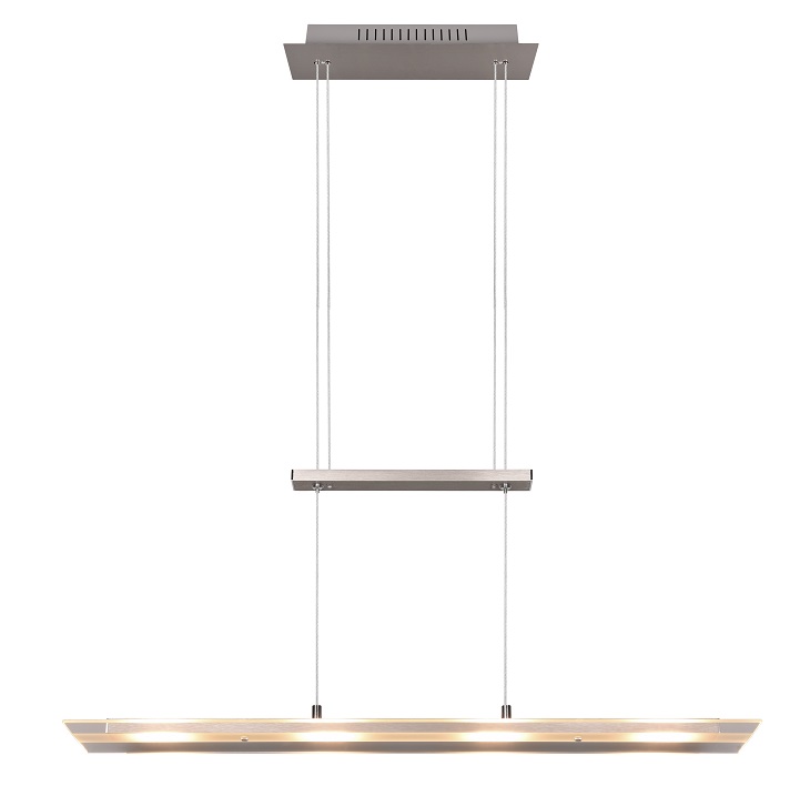 Trio Leuchten R32004107 MILOS - Závěsné stahovací svítidlo v matném niklu , LED 20W, 3000K, 80cm