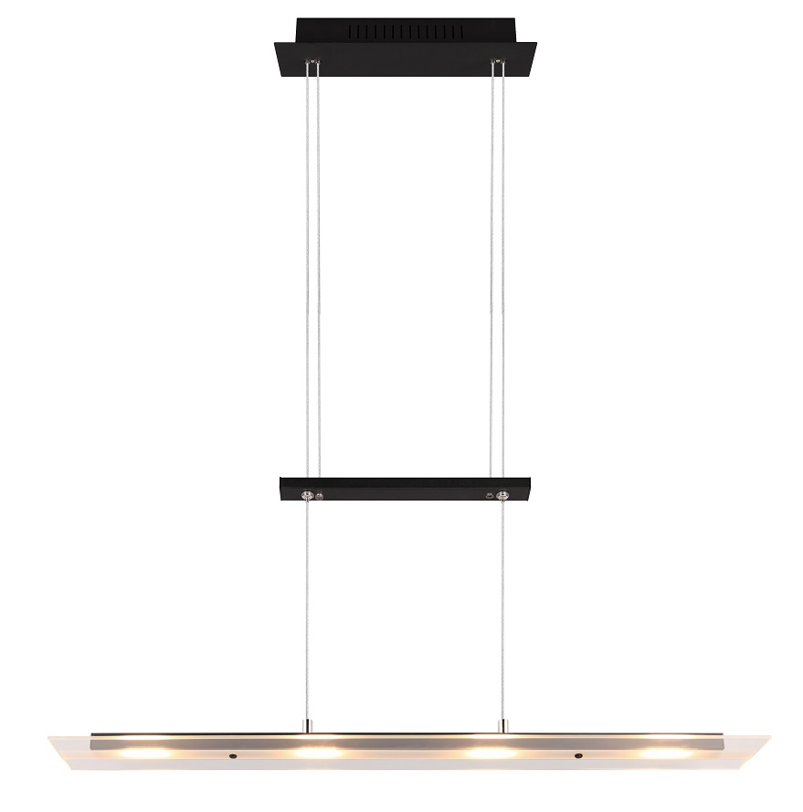 Trio Leuchten R32004132 MILOS - Závěsné stahovací svítidlo v černé barvě , LED 20W, 3000K, 80cm