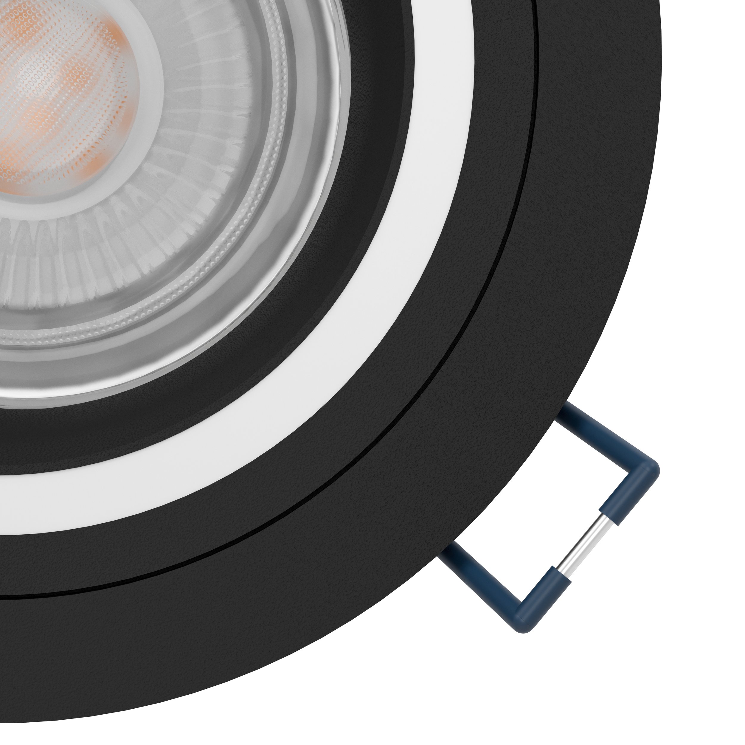 Eglo ZIGBEE 900764 CAROSSO-Z - Podhledové LED RGB svítidlo ovládáné ovladačem, nebo z mobilní aplikace, LED 4,7W, černá barva