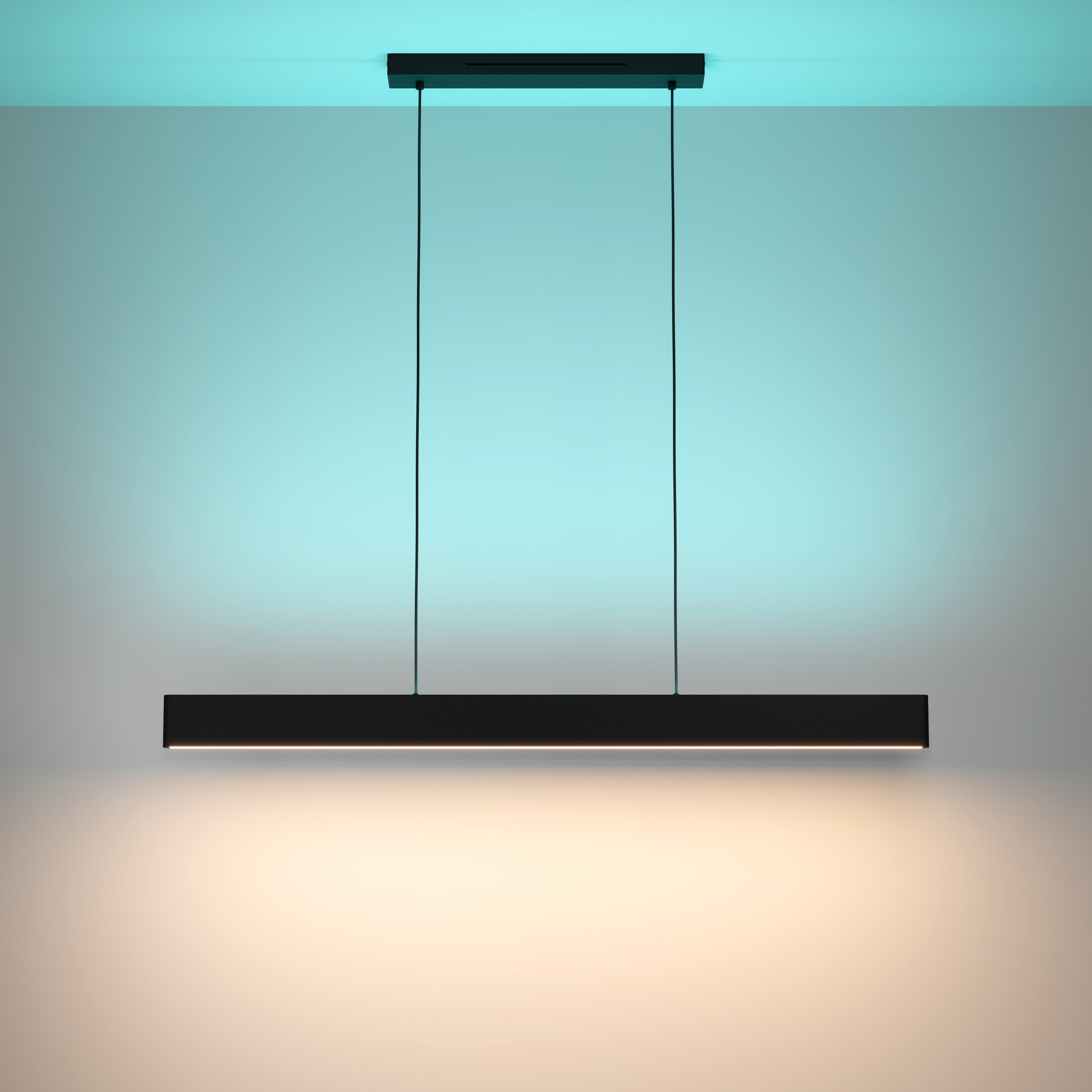 Eglo ZIGBEE 900878 ANDREAS-Z - Závěsné LED RGB svítidlo ovládané ovladačem, nebo z mobilní aplikace, LED 38W, 117cm