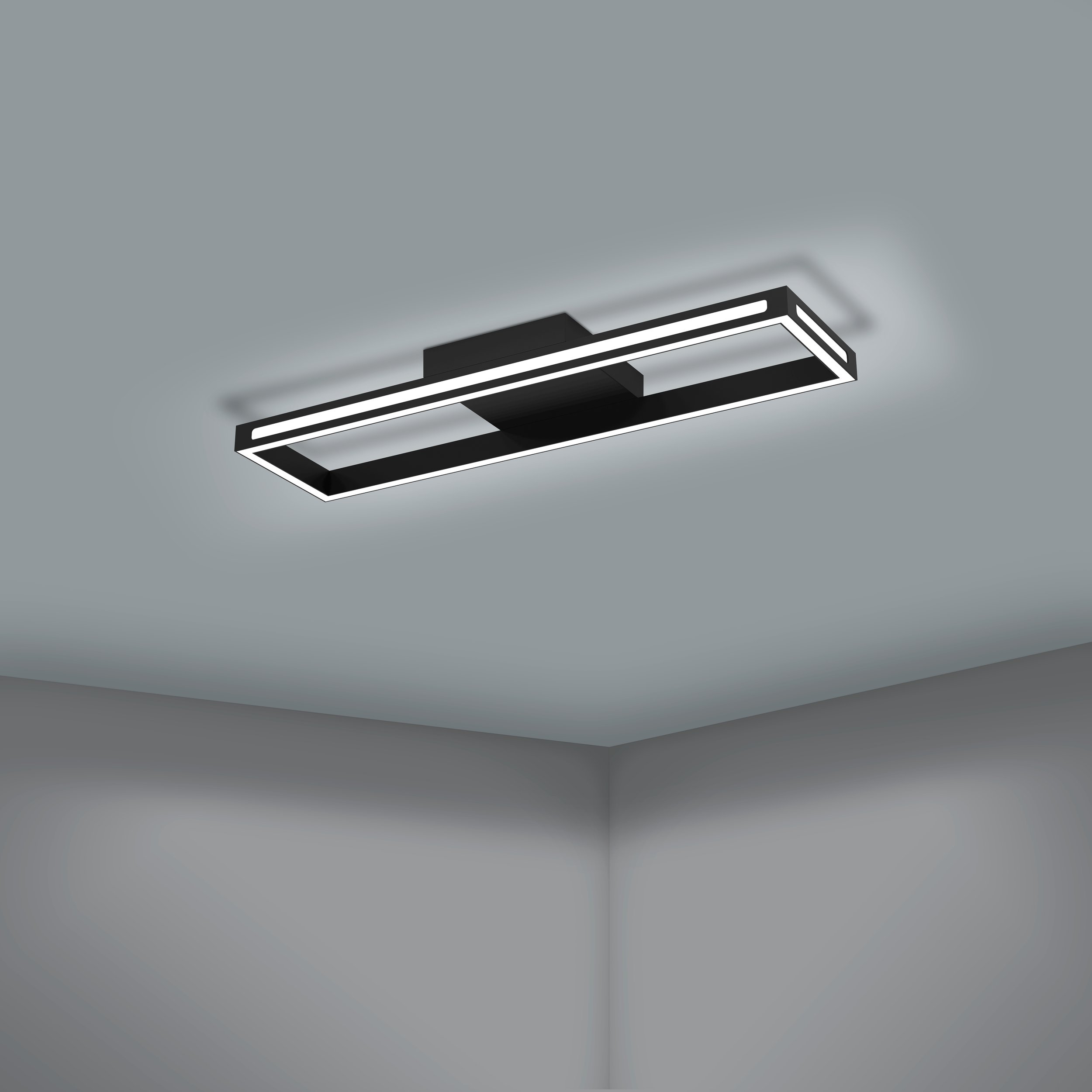Eglo ZIGBEE 99679 SALVILANAS-Z - Stropní LED moderní stmívatelné svítidlo ovládané ovladačem, nebo z mobilní aplikace, LED 21W, 2700-6500K, 77 x 20cm