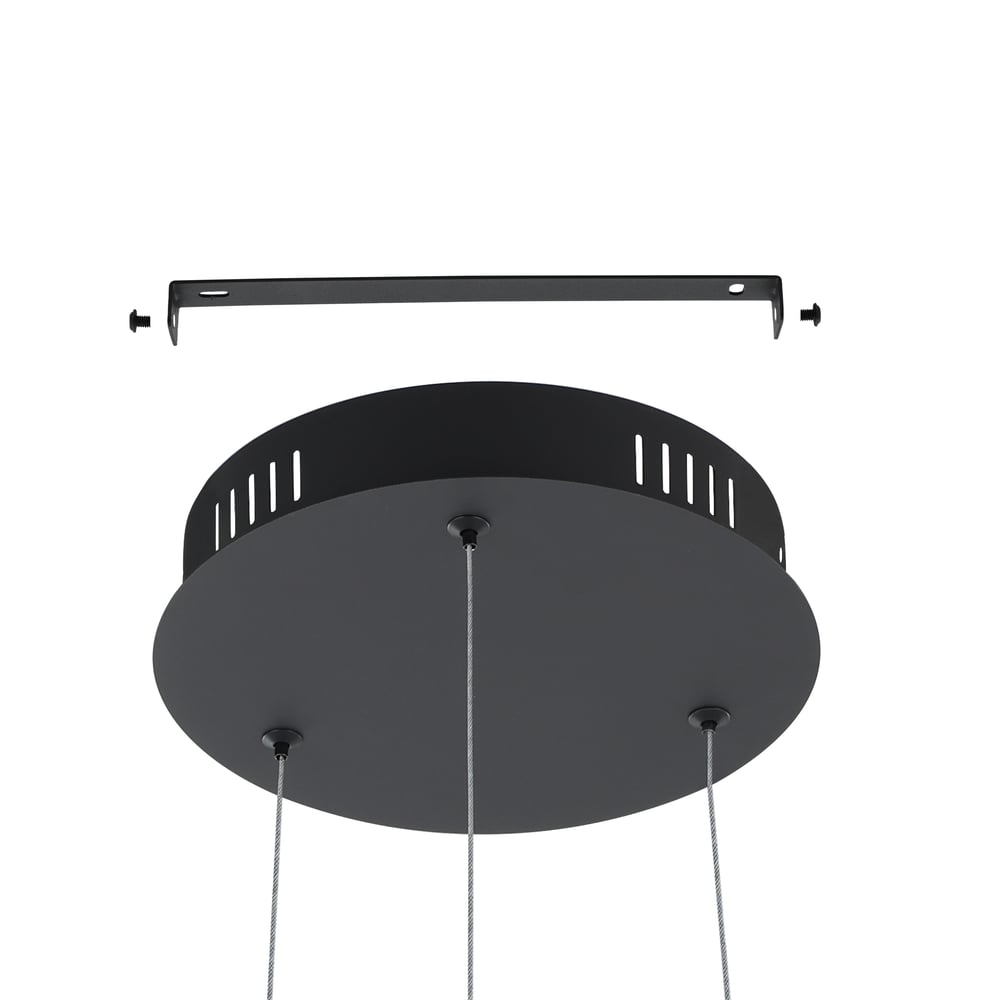 Eglo 99249 CORREDERA - LED závěsné svítidlo nejen nad jídelní stůl a sedačku, 36W, 3000K, Ø 50cm